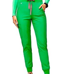 Figs Safety Green Joggers Small